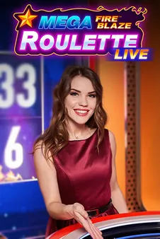 Mega Fire Blaze Roulette live game available in the VIPSTA Casino game collection